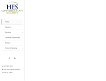 Tablet Screenshot of hes-staff.com